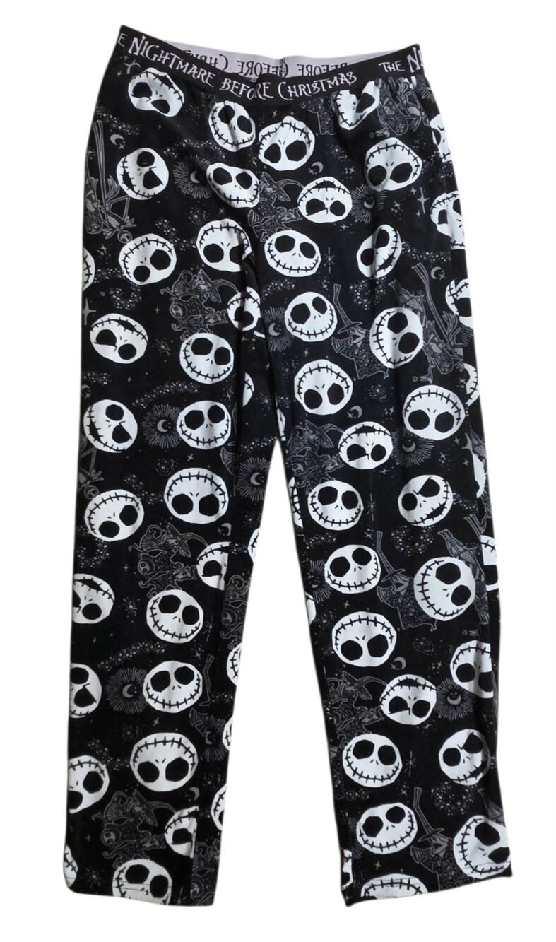 tim burton disney nightmare before Christmas Womens sleep pant size Medium